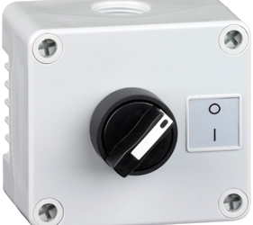 1DE.01.08AG - Control Stations Enclosure with a 2 - Position Selector Switch