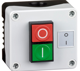 Control Stations - Dual Pushbutton, Single Switch Housing - 1DE.01.10AB
