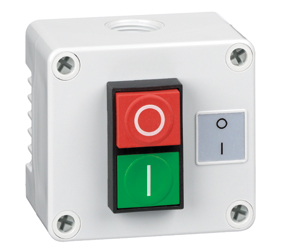 1DE.01.10AG - Control Stations Enclosure with a Double Push Button - Start/Stop (O/I)
