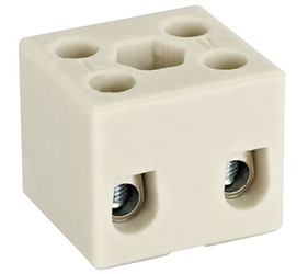 Emech Terminals/Accessories - Steatite Ceramic High Temp. Blocks - DESTB-0402