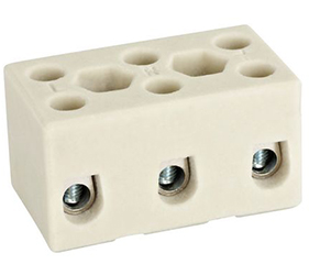 Emech Terminals/Accessories - Steatite Ceramic High Temp. Blocks - DESTB-0403