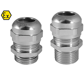 Cable Glands/Grommets - Nickel Plated Brass Metric Cable Glands - K102-1020-50-EX