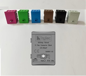 Emech Terminals/Accessories - Neutral Blocks - CNB-100A-BK