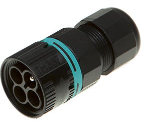 Weatherproof/Waterproof Connectors - TeePlug & Sockets - THB.387.A2A