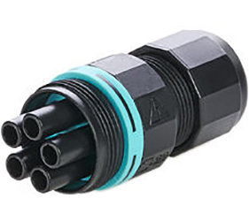 Weatherproof/Waterproof Connectors - TeePlug & Sockets - THB.387.B5A