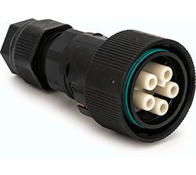 Weatherproof/Waterproof Connectors - TeePlug & Sockets - THB.405.B2A.AG