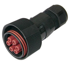 Weatherproof/Waterproof Connectors Range - TeePlug & Sockets - THB.405.B2E
