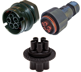 Weatherproof/Waterproof Connectors - TeePlug & Sockets - THB.406.5KIT