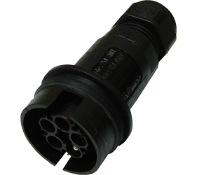 Weatherproof/Waterproof Connectors - TeePlug & Sockets - THB.408.A2A.AG