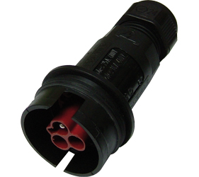 Weatherproof/Waterproof Connectors - TeePlug & Sockets - THB.408.A2B.AG