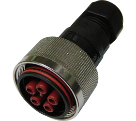 Weatherproof/Waterproof Connectors - TeePlug & Sockets - THB.408.B2A.AG