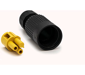 Weatherproof/Waterproof Connectors - TeePlug & Sockets - THB.384.B2A.AG