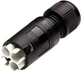 Weatherproof/Waterproof Connectors - TeePlug & Sockets - THF.382.A4A