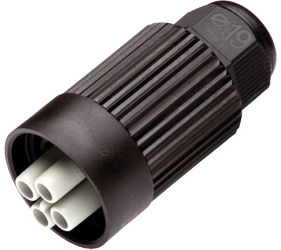 Weatherproof/Waterproof Connectors - TeePlug & Sockets - THF.384.M4A