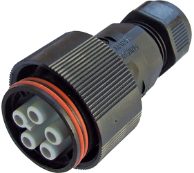Weatherproof/Waterproof Connectors - TeePlug & Sockets - THF.405.B2A