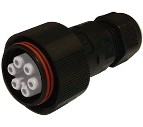 Weatherproof/Waterproof Connectors - TeePlug & Sockets - THF.405.B2E
