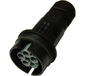 Weatherproof/Waterproof Connectors - TeePlug & Sockets - THF.408.A2A