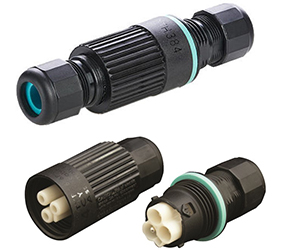 Weatherproof/Waterproof Connectors Range - TeePlug & Sockets - THB.384.3ASSY