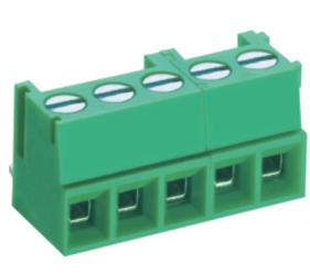 PCB Terminal Blocks, Connectors and Fuse Holders - Rising Clamp - Single Row - TL004R-07PGS