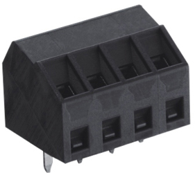 PCB Terminal Blocks, Connectors and Fuse Holders - Rising Clamp - Single Row - TL009-04PKS
