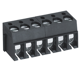 PCB Terminal Blocks, Connectors and Fuse Holders - Through Hole Mount/Wire Protected - TL200R-09P5KC