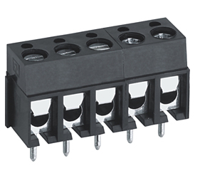 PCB Terminal Blocks, Connectors and Fuse Holders - Through Hole Mount/Wire Protected - TL200V-05P5KC