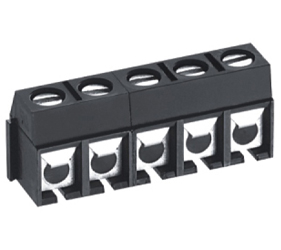 PCB Terminal Blocks, Connectors and Fuse Holders - Through Hole Mount/Wire Protected - TL201R-09PKC