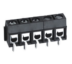 PCB Terminal Blocks, Connectors and Fuse Holders - Through Hole Mount/Wire Protected - TL201V-08P5KC