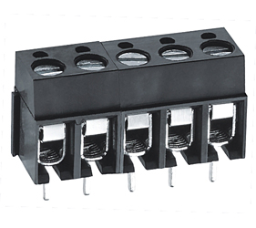 PCB Terminal Blocks, Connectors and Fuse Holders - Through Hole Mount/Wire Protected - TL202V-10P5KC