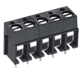 PCB Terminal Blocks, Connectors and Fuse Holders - Through Hole Mount/Wire Protected - TL202V-15PKC