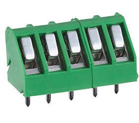 PCB Terminal Blocks, Connectors and Fuse Holders - Rising Clamp - Single Row - TL204-06P5KS