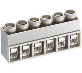 PCB Terminal Blocks, Connectors and Fuse Holders - Through Hole Mount/Wire Protected - TL209R-10PBS