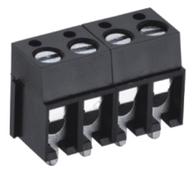 PCB Terminal Blocks, Connectors and Fuse Holders - Through Hole Mount/Wire Protected - TL213-09P