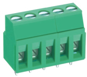 PCB Terminal Blocks, Connectors and Fuse Holders - Rising Clamp - Single Row - TL217V-16PGS