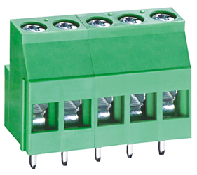PCB Terminal Blocks, Connectors and Fuse Holders - Rising Clamp - Single Row - TL312V-10P5GS
