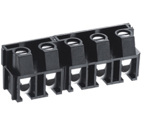 PCB Terminal Blocks, Connectors and Fuse Holders - Through Hole Mount/Wire Protected - TL400R-06PGS