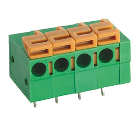 PCB Terminal Blocks, Connectors and Fuse Holders - Screwless - Push Wire - TLM300R-12P