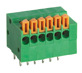 PCB Terminal Blocks, Connectors and Fuse Holders - Screwless - Push Wire - TLM900R-07P