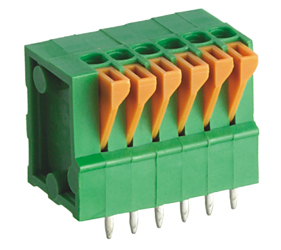 PCB Terminal Blocks, Connectors and Fuse Holders - Screwless - Push Wire - TLM900V-02P