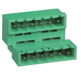 PCB Terminal Blocks, Connectors and Fuse Holders - Pluggable Pin Header (Male) - Double Decker PCB Header - TLPHDC-303R-32P