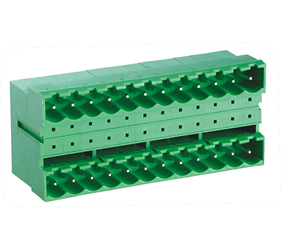 PCB Terminal Blocks, Connectors and Fuse Holders - Pluggable Pin Header (Male) - Single Row PCB Header - TLPHDC-300R-04P