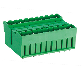 PCB Terminal Blocks, Connectors and Fuse Holders - Pluggable Pin Header (Male) - Single Row PCB Header - TLPHDC-300V-20P