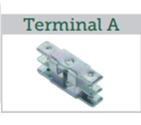 Emech Terminals/Accessories - Tab to Tab Terminal Blocks - HY508 F/F