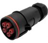 Weatherproof/Waterproof Connectors - TeePlug & Sockets - THB.404.B2A