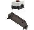 Enclosures - Accessories - DEFB - Black flange / wall bracket for rectangular enclosures.