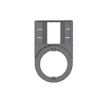 Switches and Lamps - Accessories - DPPB22-01C - Legend holder