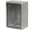 Enclosures - Door Enclosures - DED011 - IP65, IK08 Lockable transparent door plastic enclosure 300x200x130