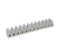 Emech Terminals/Accessories - Pillar Terminal Blocks - 1013532009 - 9 Pole natural polyamide wire protected insert pillar terminal block 10 mm pitch 32a 450v