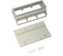 DIN Rail Enclosures and Accessories - DIN Rail Enclosures - DNMB/9V/2 - 60mm Vented DIN Rail enclosure with solid top, enclosure 9