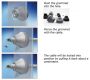 Cable Glands/Grommets - Grommets - 14 582 33-F - A cable seal that is very simple to use and does not require any installation tools. This rubber grommet has a pop-out membrane ensuring a round hole every time, safeguarding the IP67 rating.
Measurements: 
D = 20mm, 
H = 12.7mm, 
H1 = 5.4mm, 
Panel hole diameter = 12.5mm, 
Panel wall =2-5mm